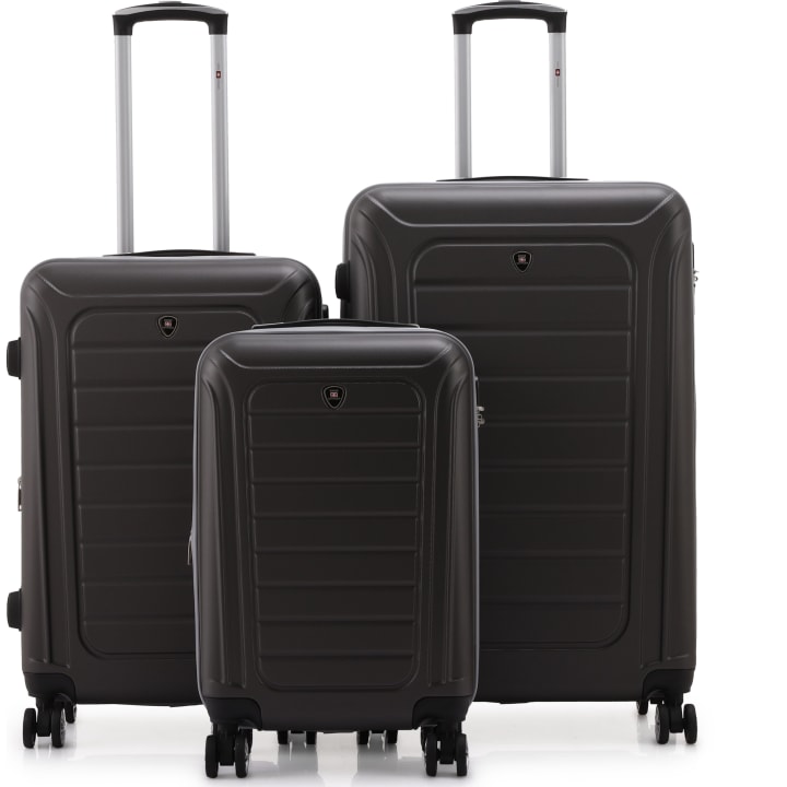 סט 3 מזוודות 20/25/29 SWISS VOYAGER WINTON אפור
