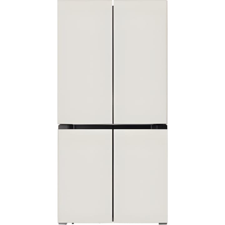 מקרר 4 דלתות נורמנדה דגם  ND975BEIC זכוכית בז'+יצרן קרח