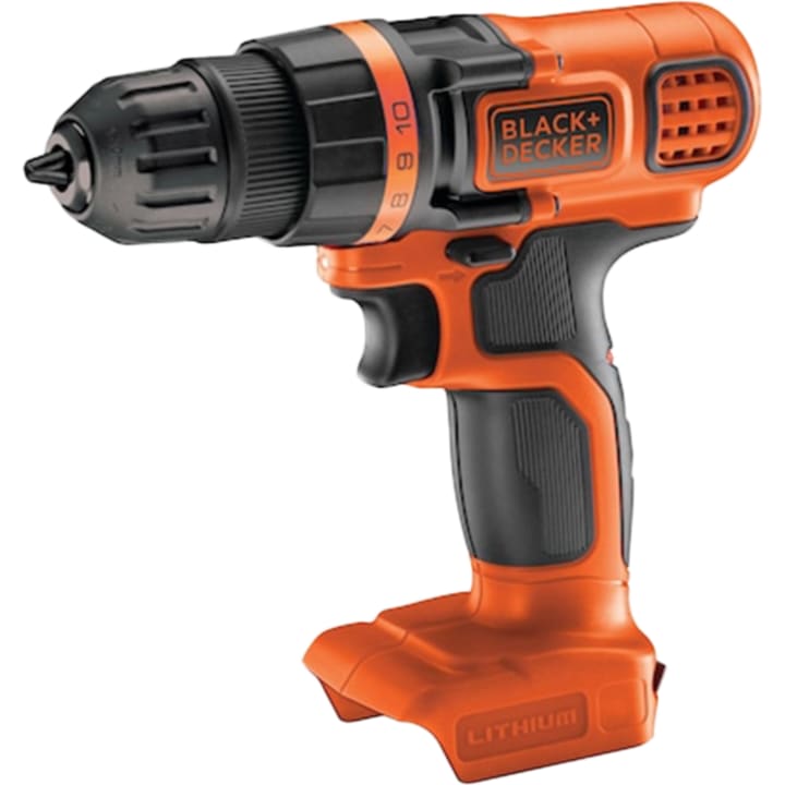 מברגת מקדחה נטענת 18V (גוף בלבד) Black & Decker BCDDD18N-XJ