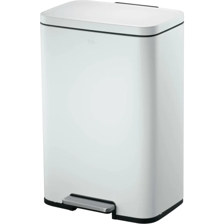פח אשפה רגלית 50 ליטר EKO MADISON EK9361P לבן