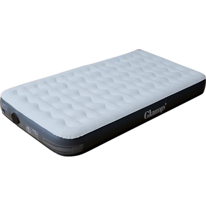מזרן יחיד מתנפח כולל משאבה Glamp GSSAB22 - אפור