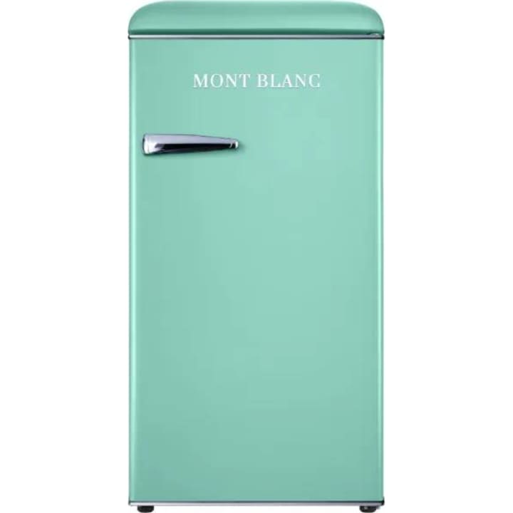 מקרר משרדי מיני בר 95 ליטר מון בלאן MONT BLANC MBR-190DF-PS פיסטוק רטרו