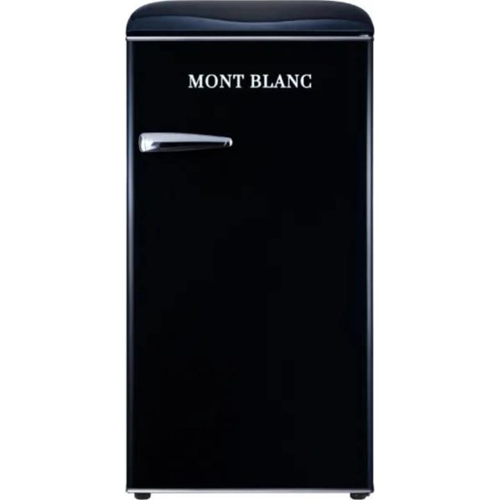 מקרר משרדי מיני בר 95 ליטר מון בלאן MONT BLANC MBR-190DF-BLK שחור רטרו