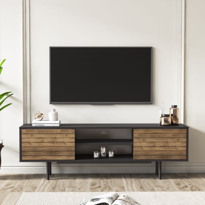 מזנון טלוויזיה רוחב 160 ס"מ ברדקס Bradex Colosseo אגוז