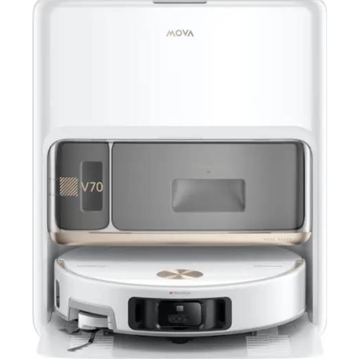 שואב אבק רובוטי שוטף מובה MOVA V70 Ultra Complete X לבן