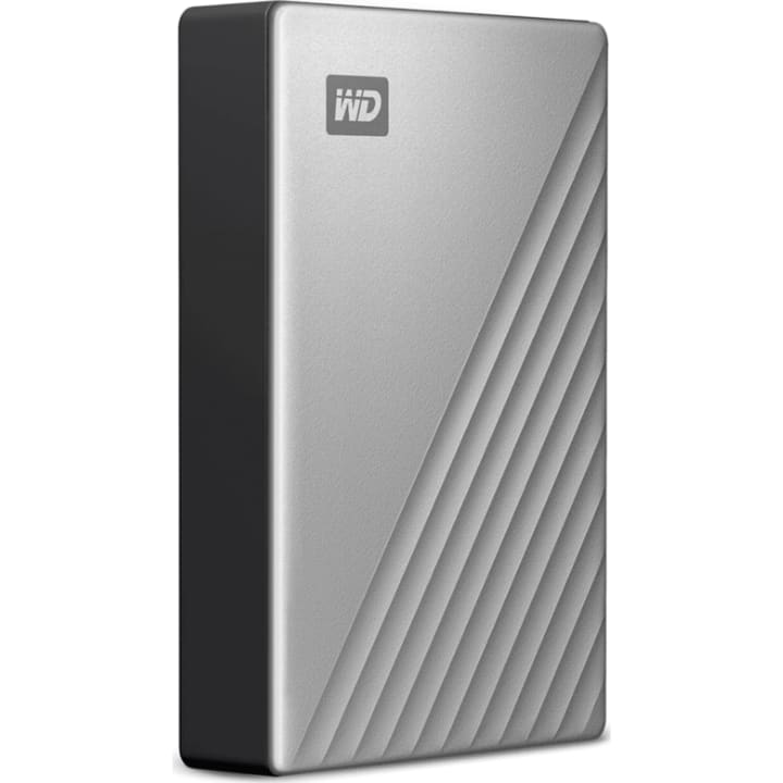 כונן קשיח חיצוני Western Digital My Passport Ultra for Mac WDBPMV0050BSL 5TB כסוף