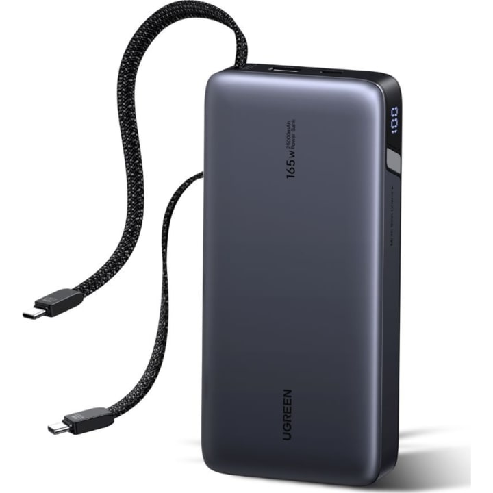 סוללת גיבוי UGREEN Nexode 25000mAh 165W PB552 55995B כולל כבל USB-C
