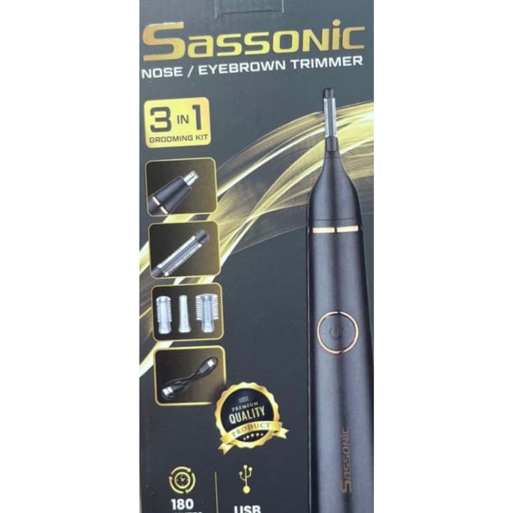 מסיר שיער נטען לאף ולאוזניים ססוניק Sassonic ESE-030