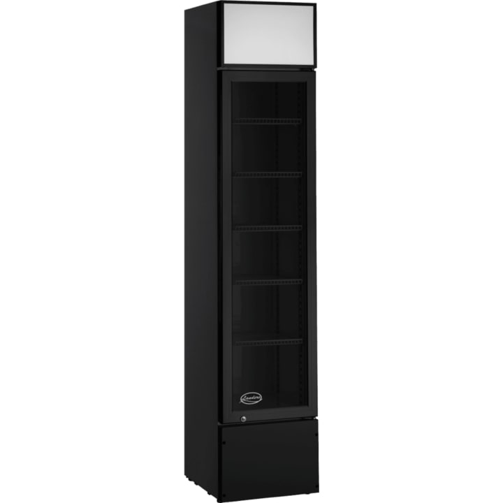 מקרר תצוגה צר 160 ליטר Landers SS-P160WB שחור