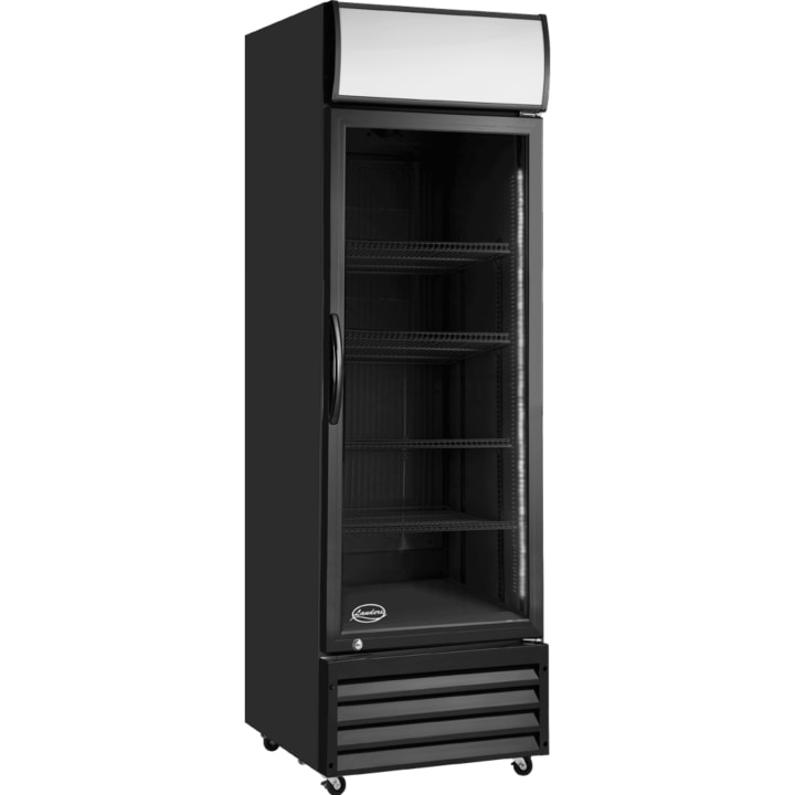 מקרר ויטרינה 288 ליטר Landers SS-P288WB שחור דלת זכוכית