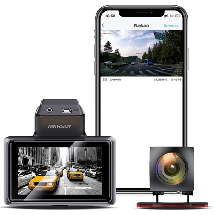 מצלמת דרך לרכב HIKVISION K5 2CH