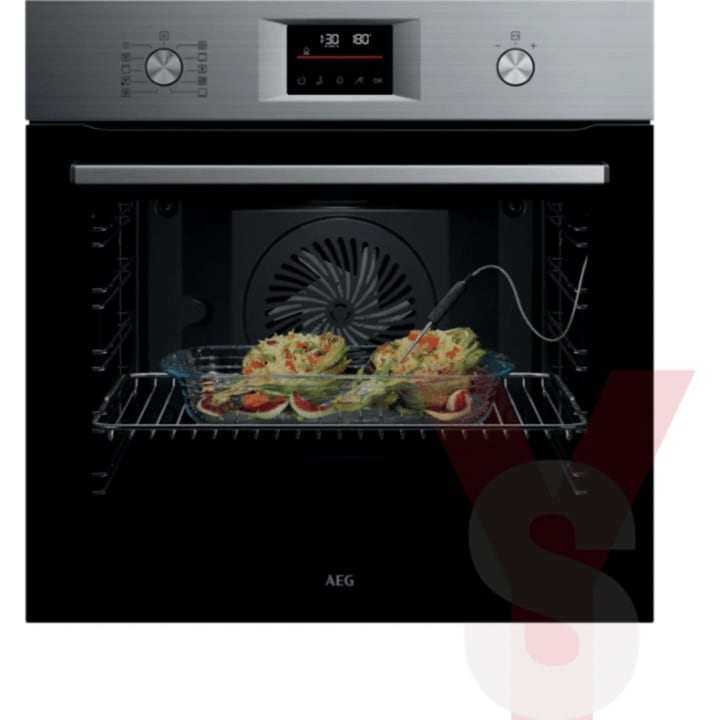 תנור בנוי 60 ס"מ AEG OS6AB50AM Silver כסוף