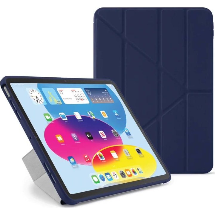 כיסוי Pipetto Origami 1 ל iPad 10.9 A16 כחול כהה