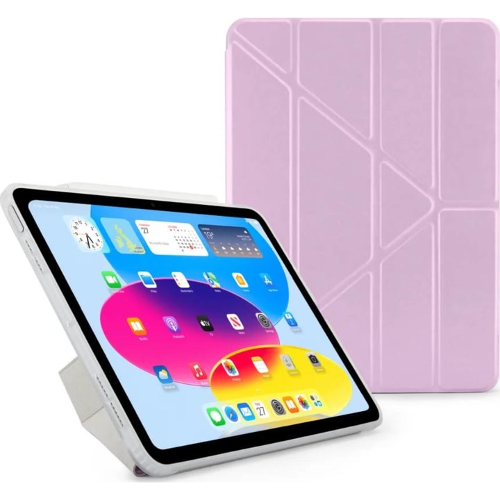 כיסוי Pipetto Origami 1 ל iPad 10.9 A16 סגול מטלי