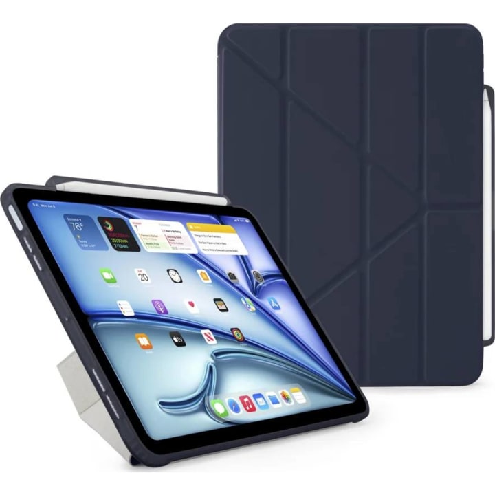 כיסוי Pipetto Origami 3 ל iPad Air 11 M4/M3/M2 כחול כהה