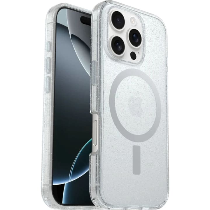 כיסוי אוטרבוקס OtterBox Symmetry Clear MagSafe ל iPhone 16 Pro שקוף נצנצים