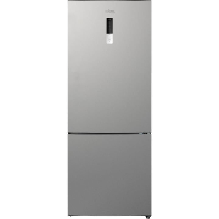 מקרר 2 דלתות מקפיא תחתון ג'נרל General GE453RIX נירוסטה