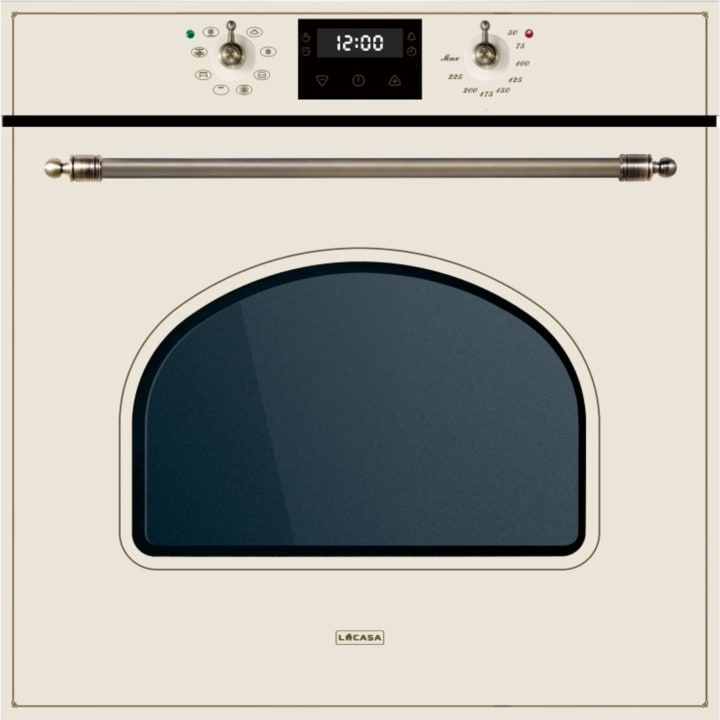 תנור בנוי 60 ס"מ לקאזה Lacasa LCO80RC קרם כפרי