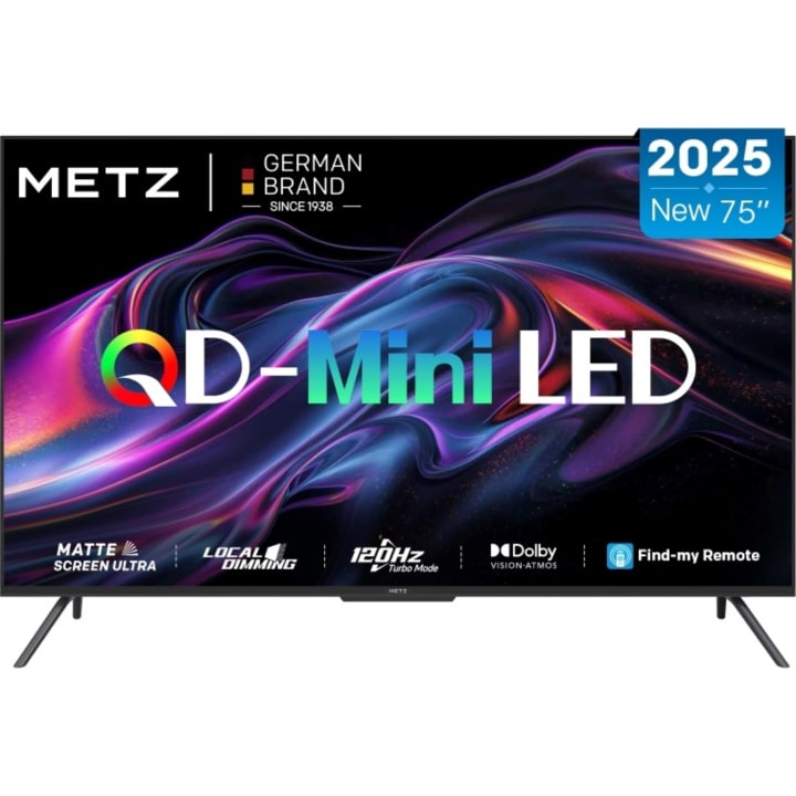 טלוויזיה חכמה "75 QLED MINI LED 4K מץ METZ 75MNF8200Z
