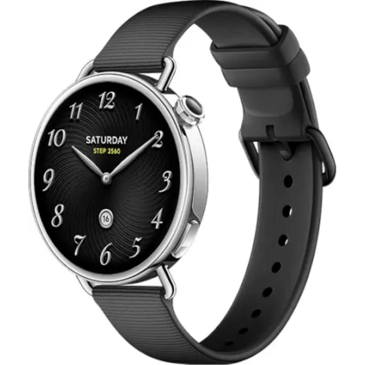 שעון חכם שיאומי Xiaomi Watch S4 שחור רצועת גומי פלואורו