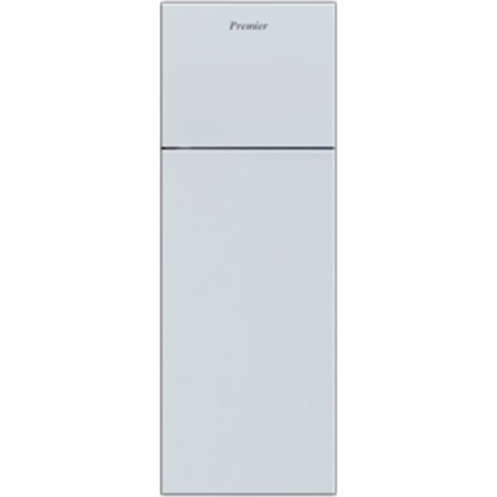מקרר 2 דלתות מקפיא עליון פרמייר Premier PR252 זכוכית לבנה