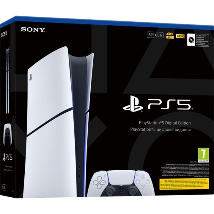 קונסולת סוני פלייסטיישן PS5 SLIM דיגיטלי דגם CFI-2116B 825Gb