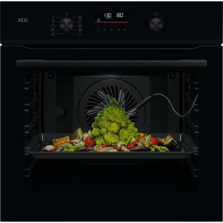 תנור בנוי פירוליטי 60 ס"מ AEG ABS65421B שחור