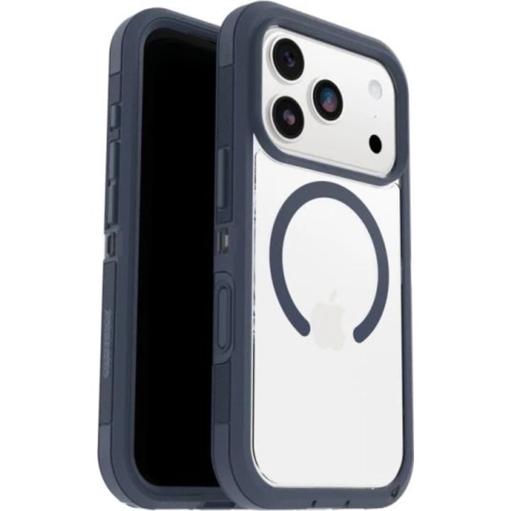 כיסוי אוטרבוקס OtterBox Defender Pro XT MagSafe ל iPhone 17 Pro כחול\שקוף