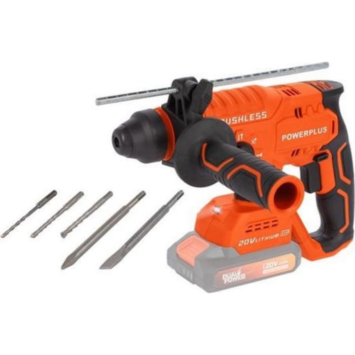 פטישון מקצועי PowerPlus POWDP15630 20V 3 Joules - גוף