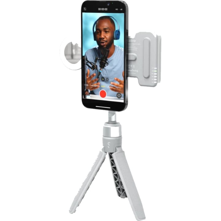 קיט יוצרים SHIFTCAM SnapGrip Creator Kit (grip+pocket light+stand selfie) Stone