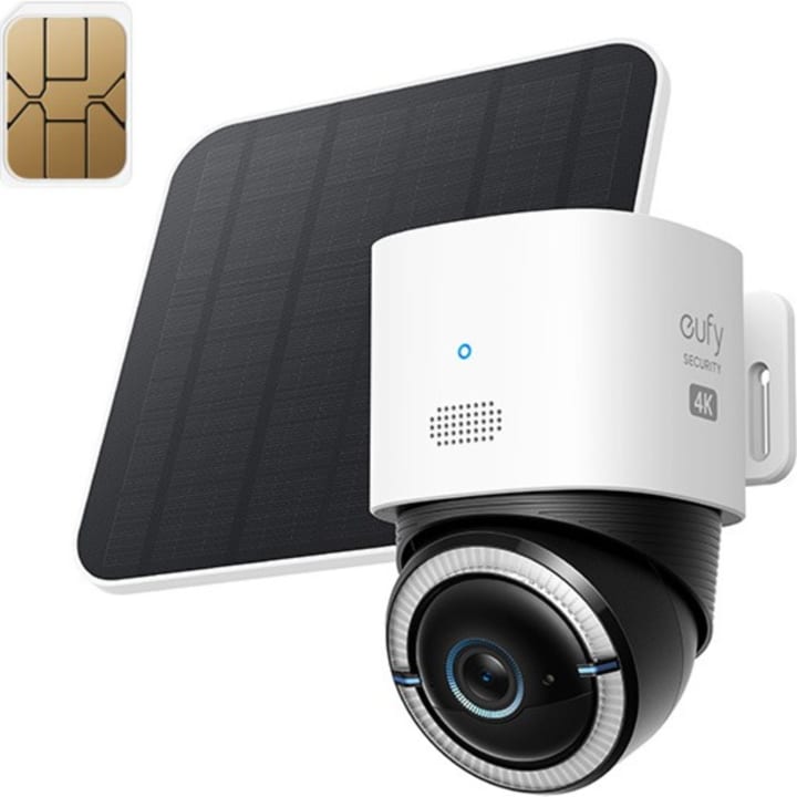 מצלמת אבטחה חיצונית סלולרית Eufy 4K 4G LTE Security Cam S330