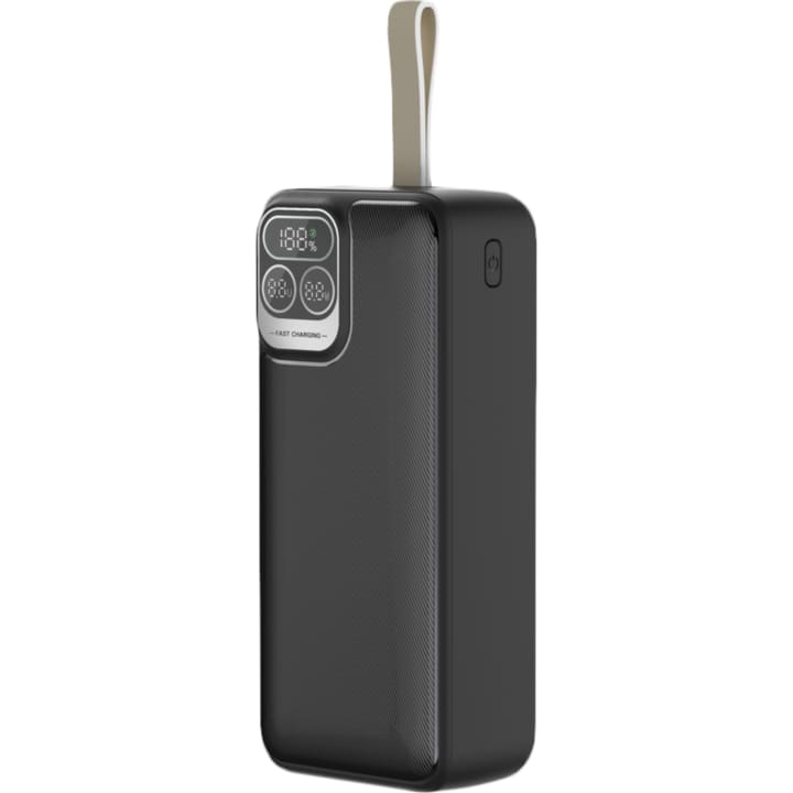 סוללת גיבוי ניידת Essentials PowerBank 30,000 MAH שחור