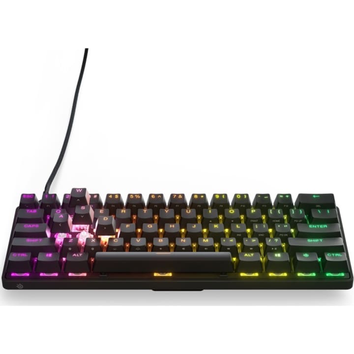 מקלדת גיימינג מכנית חוטית קומפקטית Steelseries Apex Pro Mini US שחור
