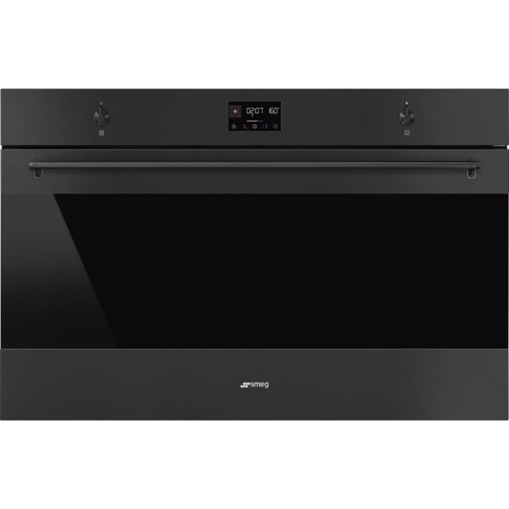 תנור בנוי 90 ס"מ SMEG Classica SF9302TN שחור מט
