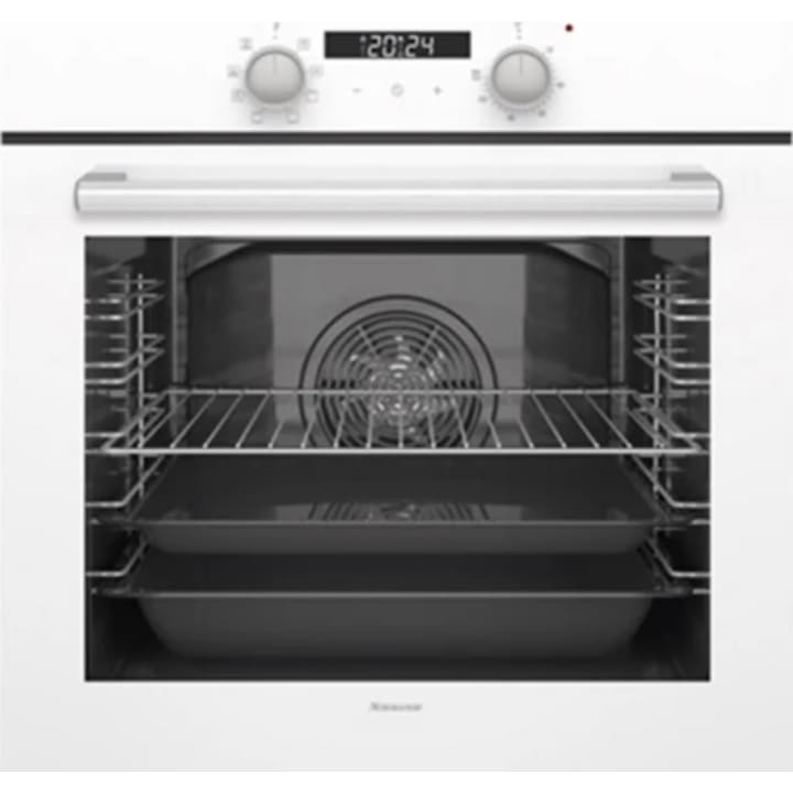 תנור בנוי 60 ס"מ נורמנדה Normande ND-820W זכוכית לבן