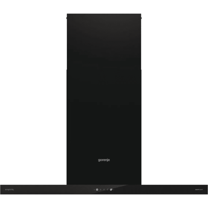 קולט אדים צמוד קיר 90 ס"מ גורנייה Gorenje WHT9SYB זכוכית שחורה