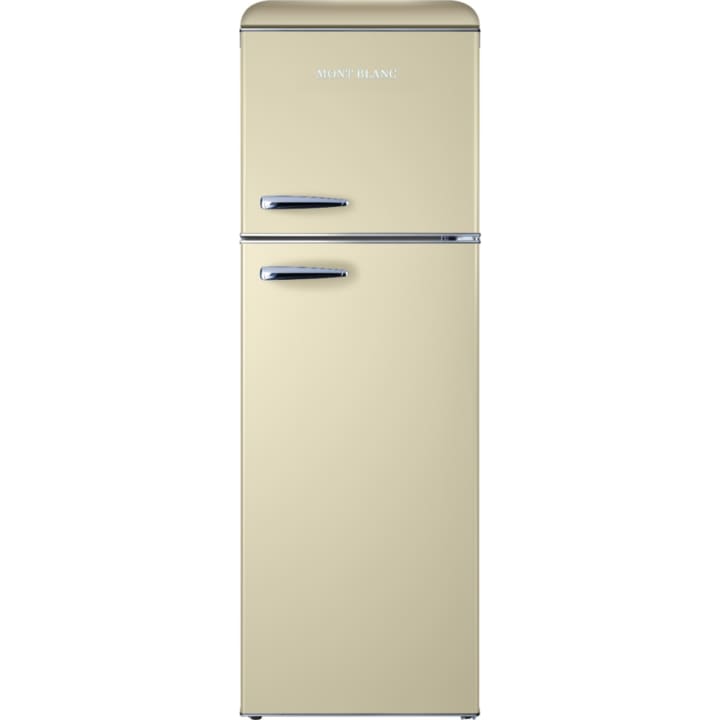 מקרר מקפיא עליון 295 ליטר מון בלאן MONT BLANC MBR-390DF-BEJ בז' רטרו