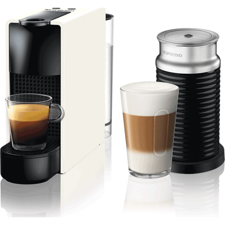 מכונת קפה נספרסו NESPRESSO ESSENZA MINI BUNDLE A3NC30 לבן כולל מקציף