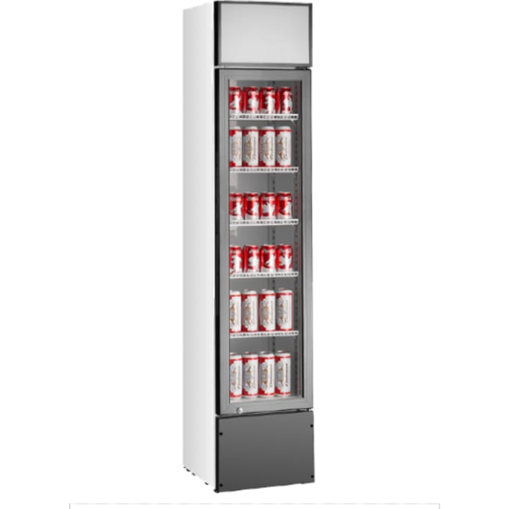 מקרר תצוגה 160 ליטר צר וגבוה Landers SS0160FA