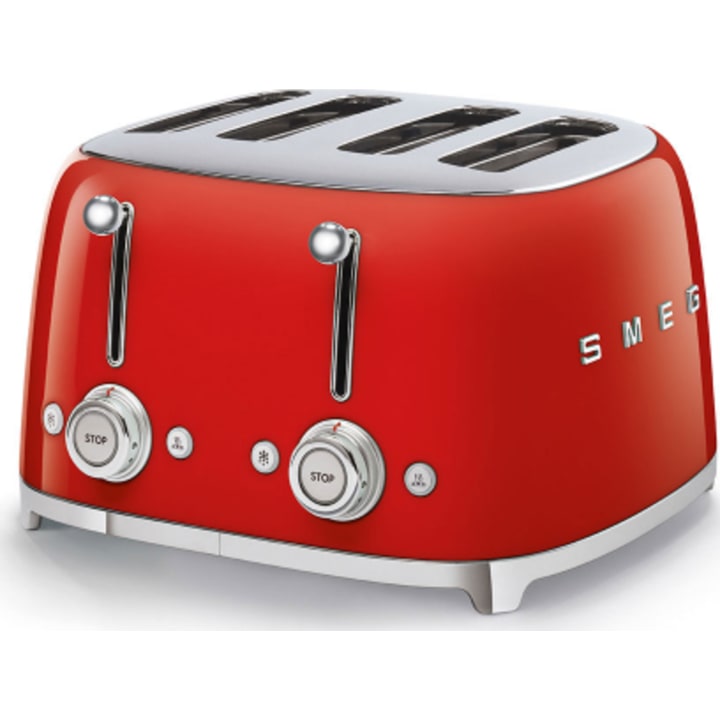 מצנם 4 פרוסות SMEG TSF03RDEU אדום