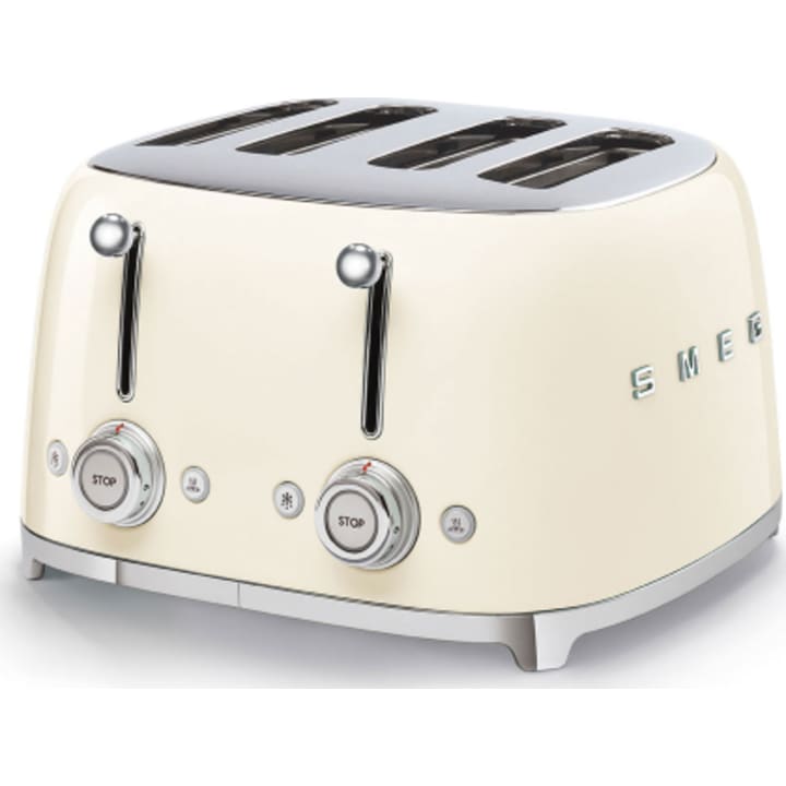 מצנם 4 פרוסות SMEG TSF03CREU קרם
