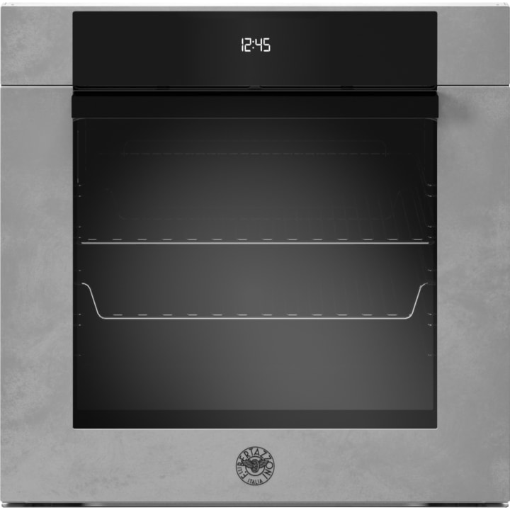 תנור בנוי פירוליטי 60 ס"מ ברטזוני Bertazzoni F6011MODPLZ אפור אבץ