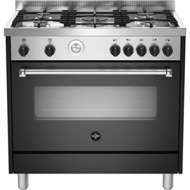 תנור משולב כיריים 90 ס"מ ברטזוני Bertazzoni AMS95C61LBNNE שחור מט