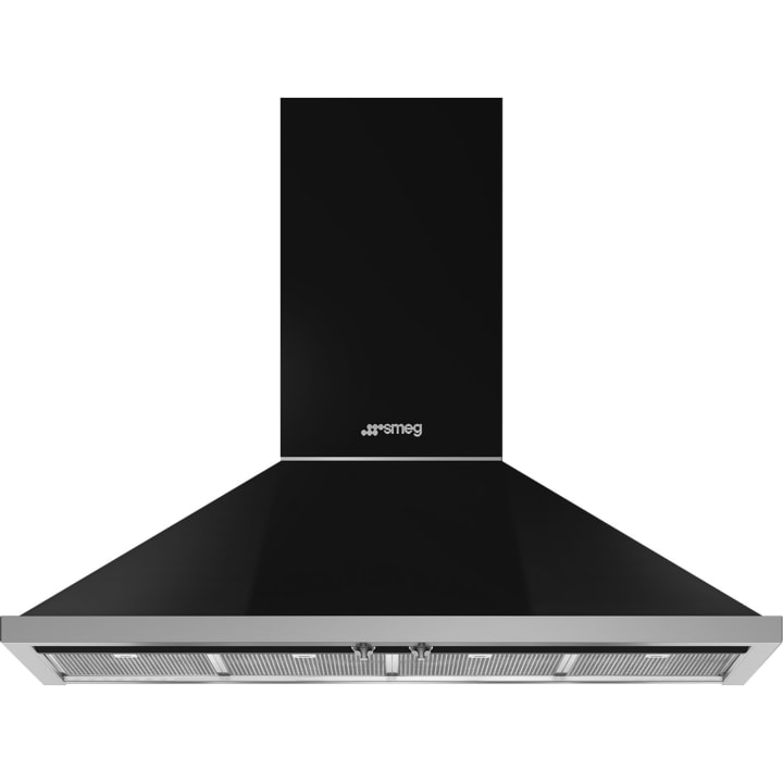 קולט אדים ארובה 120 ס"מ SMEG KPF12BL שחור מט