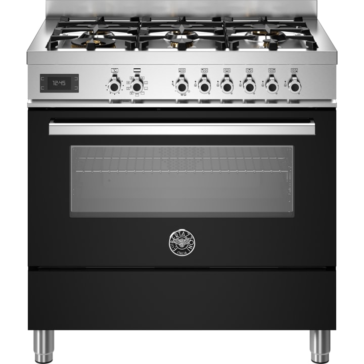 תנור משולב כיריים 90 ס"מ ברטזוני Bertazzoni PRO96L1ENET שחור