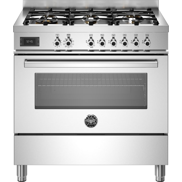 תנור משולב כיריים 90 ס"מ ברטזוני Bertazzoni PRO96L1EXT נירוסטה