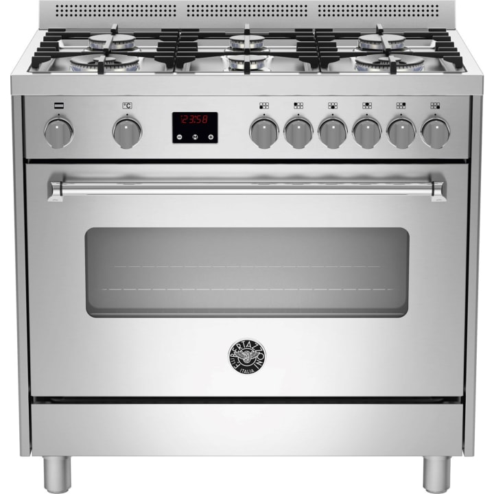תנור משולב כיריים 90 ס"מ ברטזוני Bertazzoni AMS96D61BX19 נירוסטה
