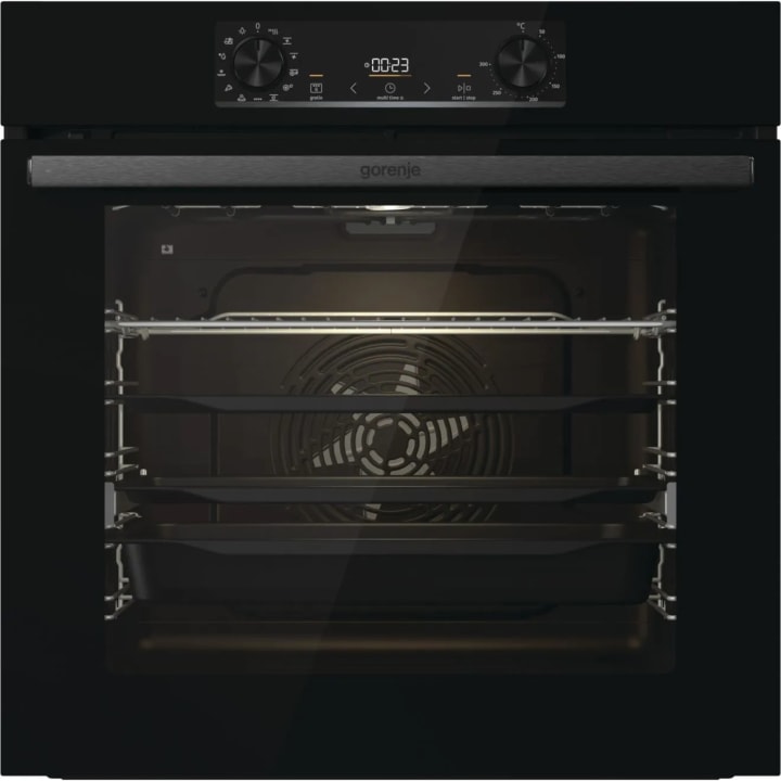 תנור בנוי פירוליטי 60 ס"מ גורנייה Gorenje BPS6737E14BG שחור