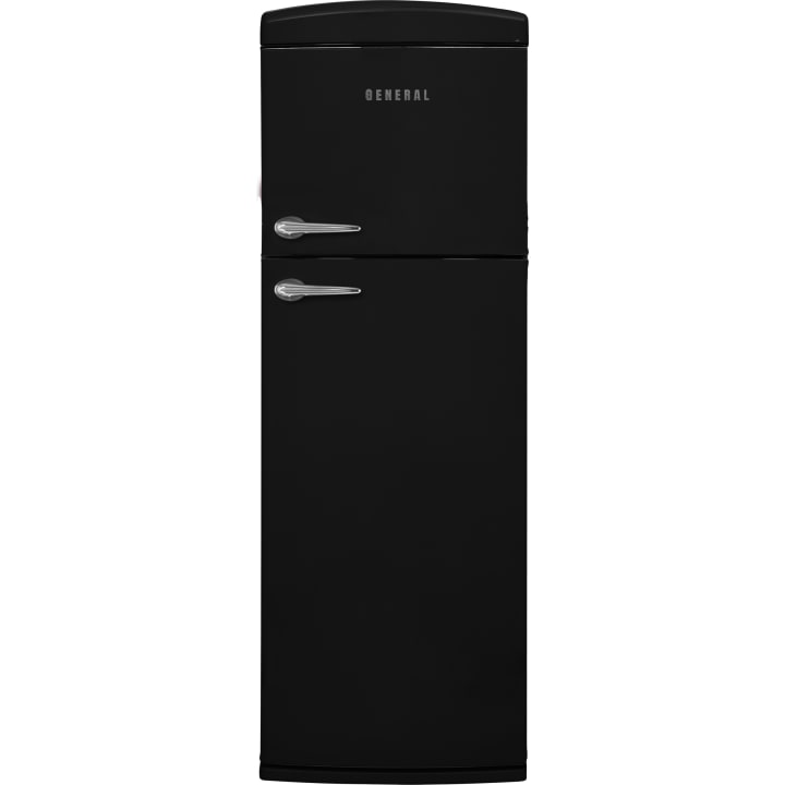 מקרר 2 דלתות מקפיא עליון ג'נרל General GE343REMB שחור מט