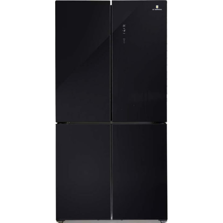 מקרר 4 דלתות לה אימפריאל Le Imperial IM585GBK זכוכית שחורה